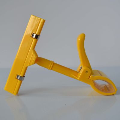 ซูเปอร์มาร์เก็ตคลิป Thumb รูปร่างแท็กราคา Holder หนีบร่วมสากล