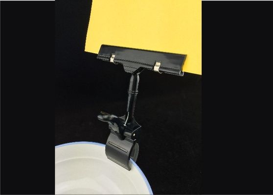 ซูเปอร์มาร์เก็ตคลิป Thumb รูปร่างแท็กราคา Holder หนีบร่วมสากล