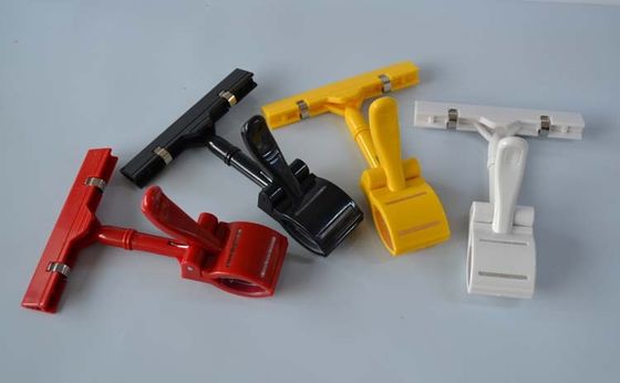 ABS POP โปรโมชั่นแท็กราคา Holder Clip นิ้วหัวแม่มือพลาสติกรูปร่างชั้นวางคลิป