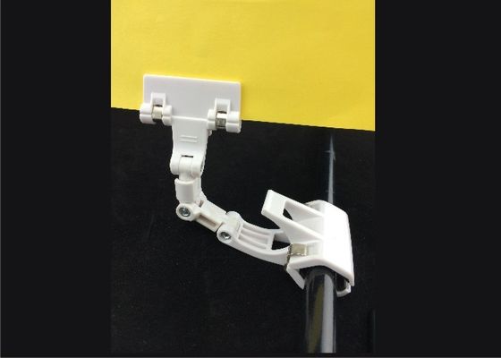 ชั้นจัดเก็บพลาสติกแท็กราคา Holder คลิปเข้าสู่ระบบผู้ถือคลิปสำหรับความยาว 8 ซม
