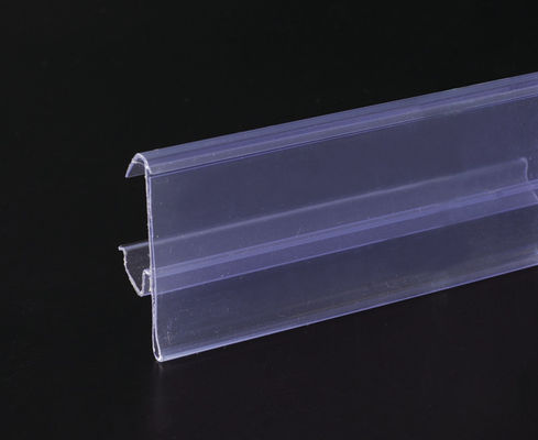 ซูเปอร์มาร์เก็ตร้านพีวีซีชั้นวางของข้อมูลแถบ 32mm / 39mm, Transprent