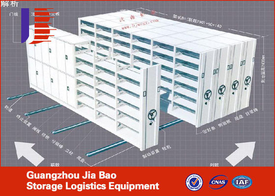 ไฟล์แร็คชั้นวางระบบจัดเก็บข้อมูลแบบ Heavy Duty Pallet เมื่อใช้ Knock Down โครงสร้าง